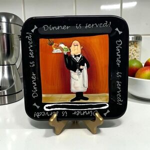 Certified International Dinner Is Served Tracy Flickinger 8.5" Salad Plate